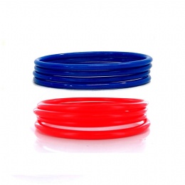 Plastic rings for toss games