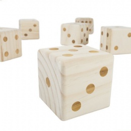 Giant Wood Dices Set