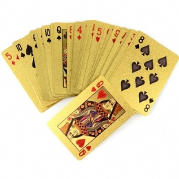 Gold Foil Poker Playing Cards