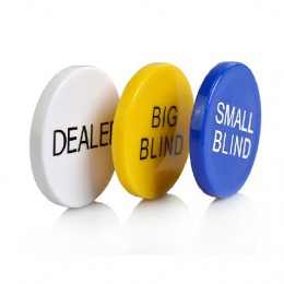 2-inch Plastic Dealer Button Set
